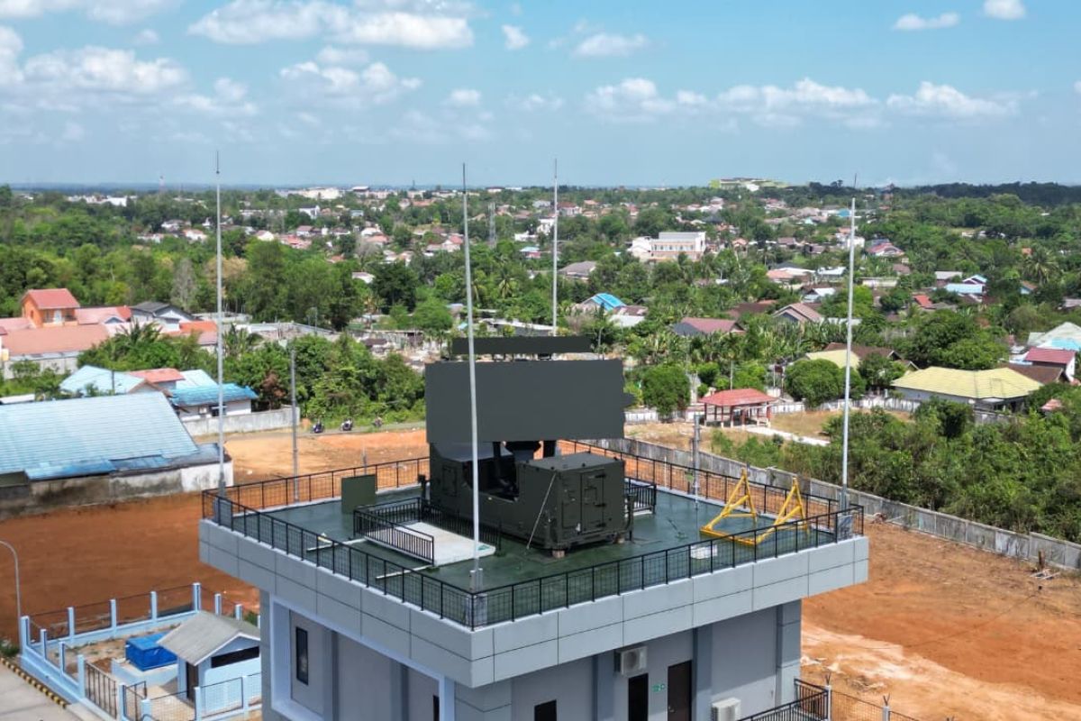 Indonesia's first GCI radar in Kalimantan can track objects up to 515 km