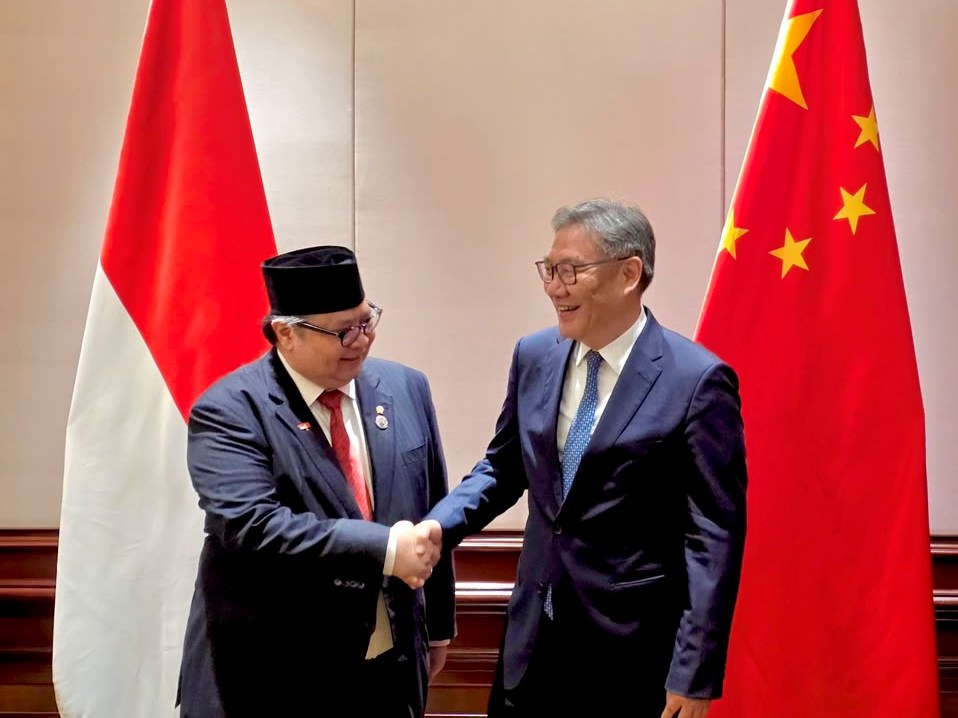 Airlangga Invites China to Invest in 100 GW Solar Power Project in Indonesia
