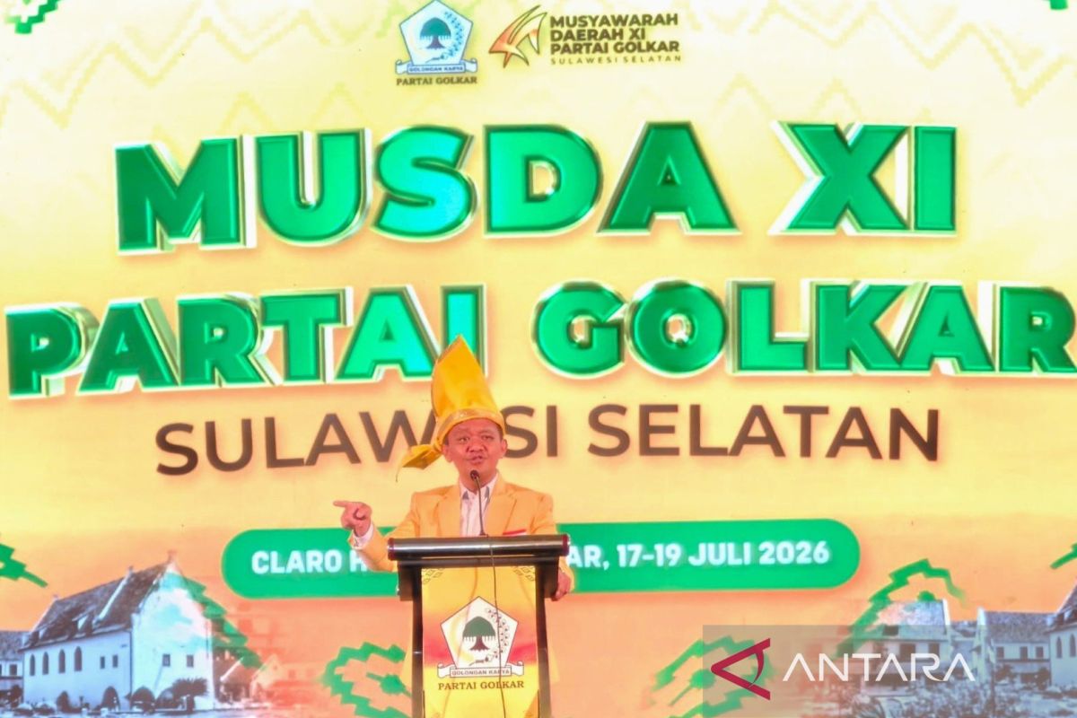 Bahlil Opens Golkar Sulsel Musda, Backs Ilham Arief Sirajuddin as Sole Candidate