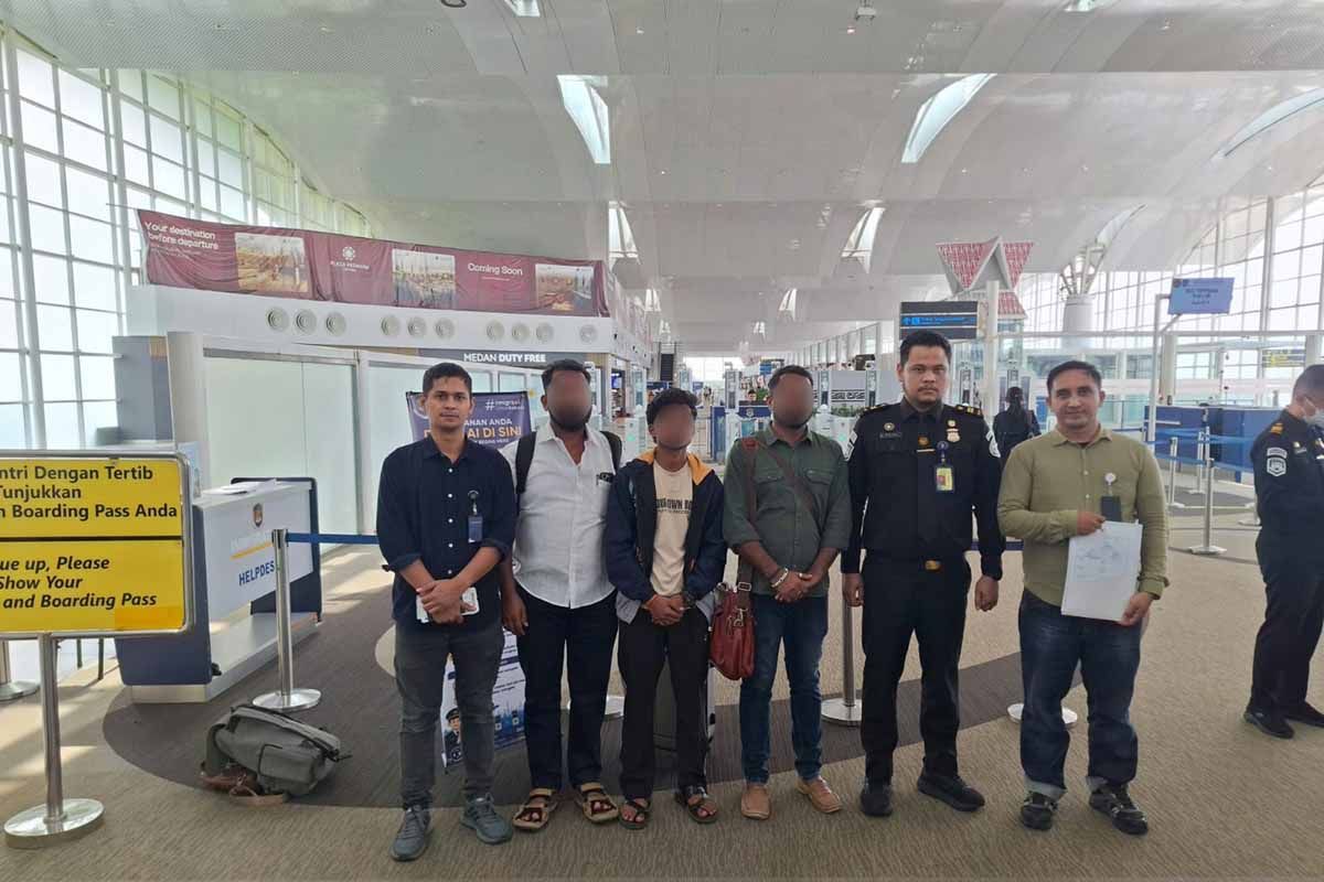 Banda Aceh Immigration Deports Three Indian Nationals