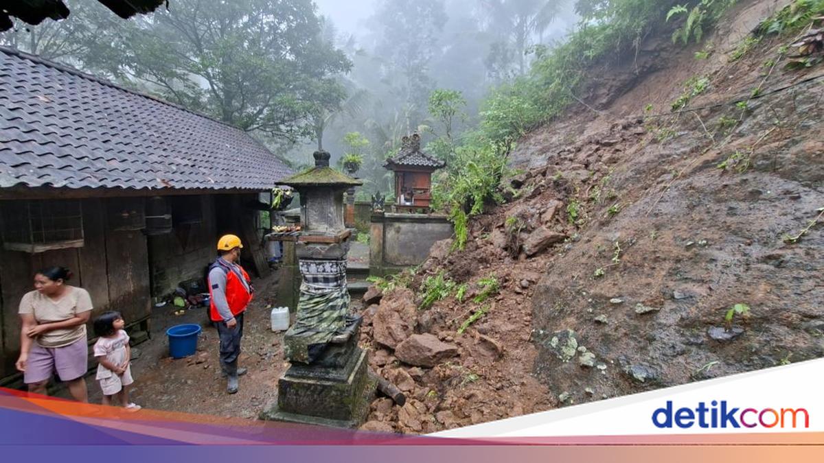 Landslides and Fallen Trees Hit Karangasem Due to Heavy Rain
