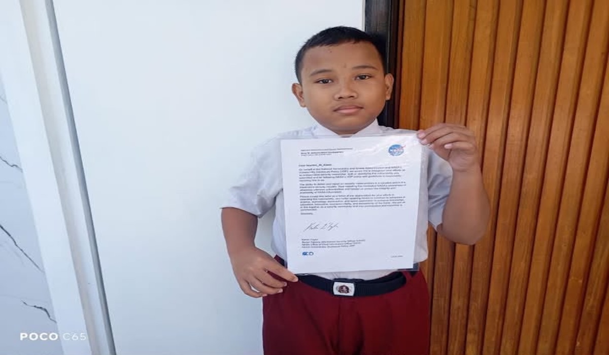 Boyolali Primary School Student Receives NASA Award After Discovering Security Vulnerability