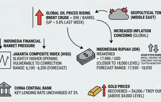 Oil Hits $90, Indonesia Market Faces Pressure Today
