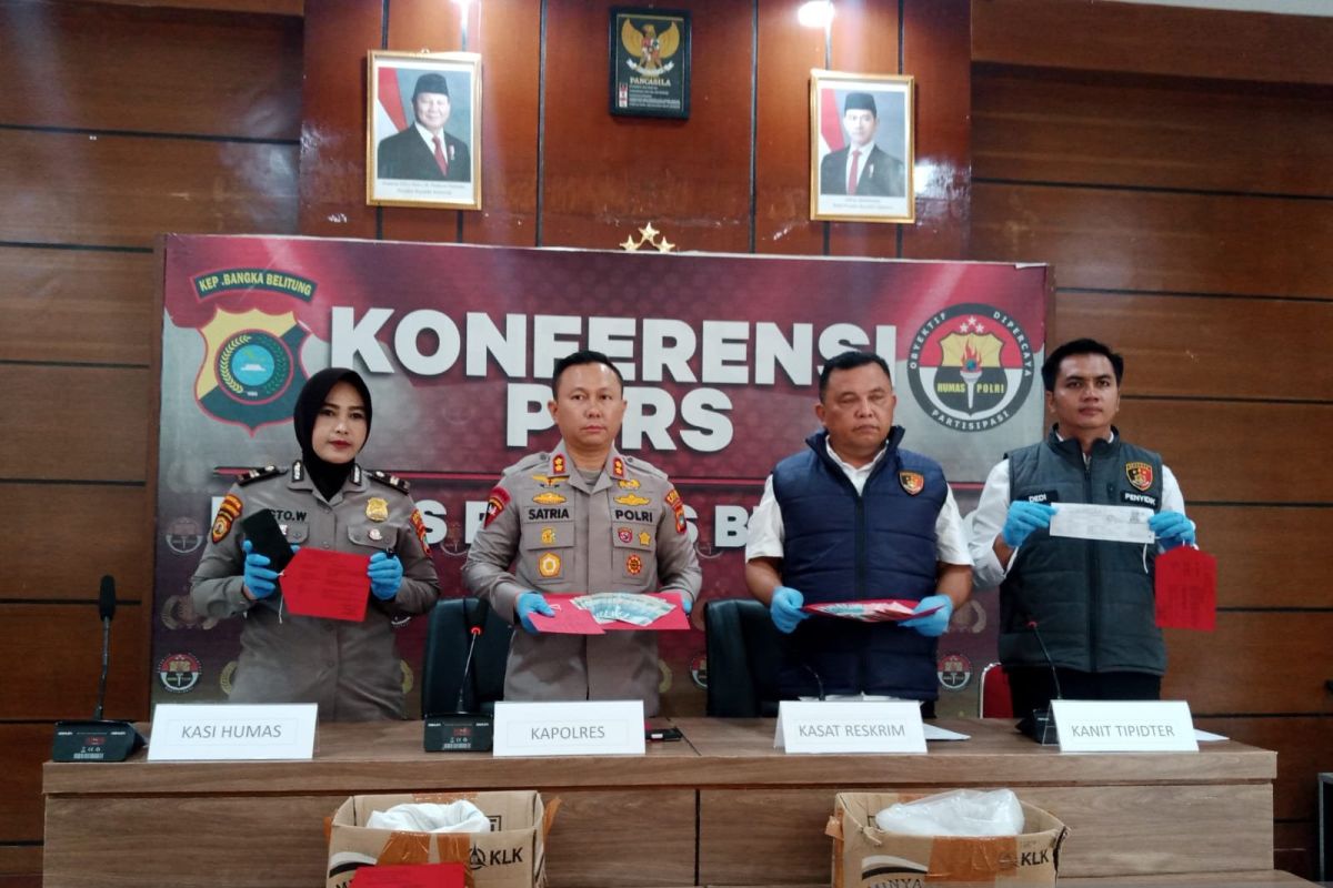 Belitung Police Foil Smuggling of 600 Kilogrammes of Illegal Tin