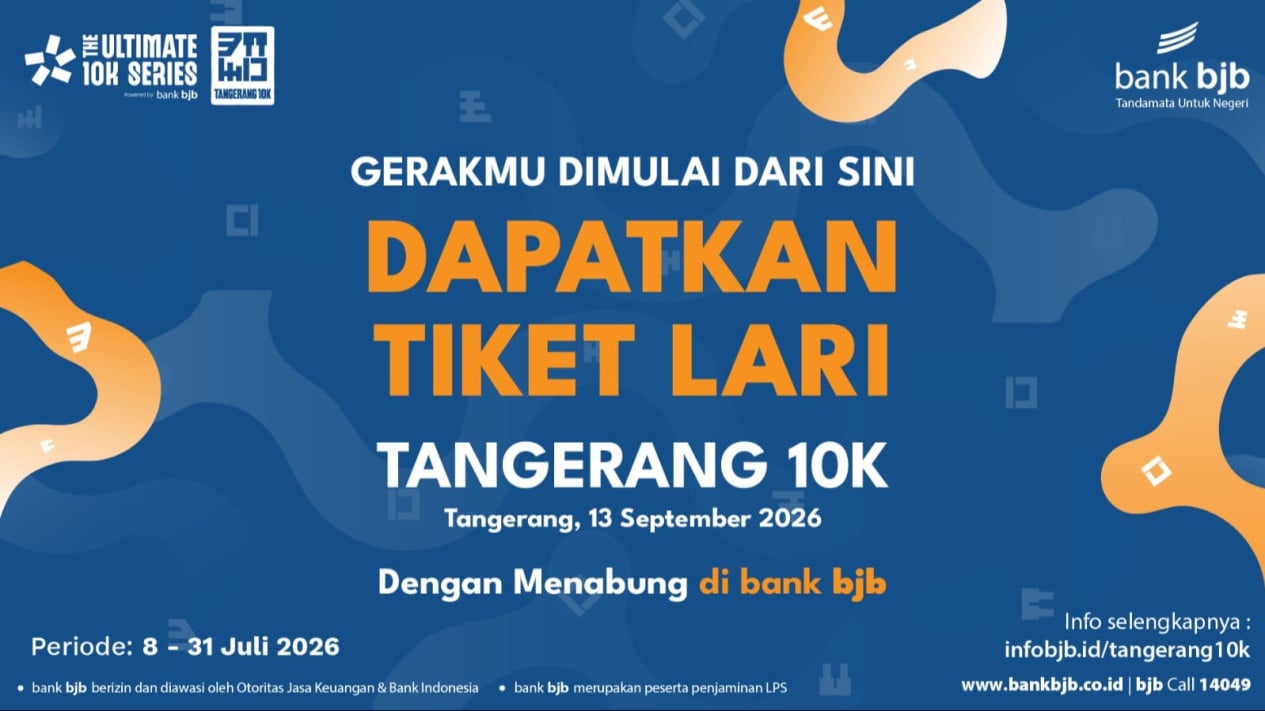Bank bjb Offers Easy Entry to Tangerang 10K Through Savings Programme with Complimentary Race Tickets