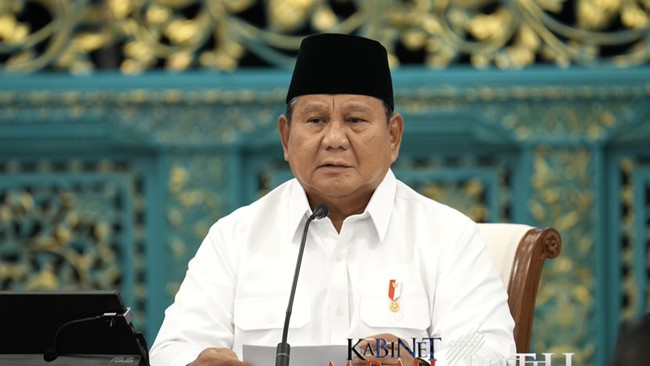 Prabowo Complains of Being Attacked Over Free Nutritious Meals Programme