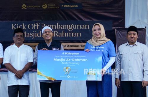 BCA Syariah Commences Construction of First 'Ar Rahman' Mosque in Aceh Tamiang