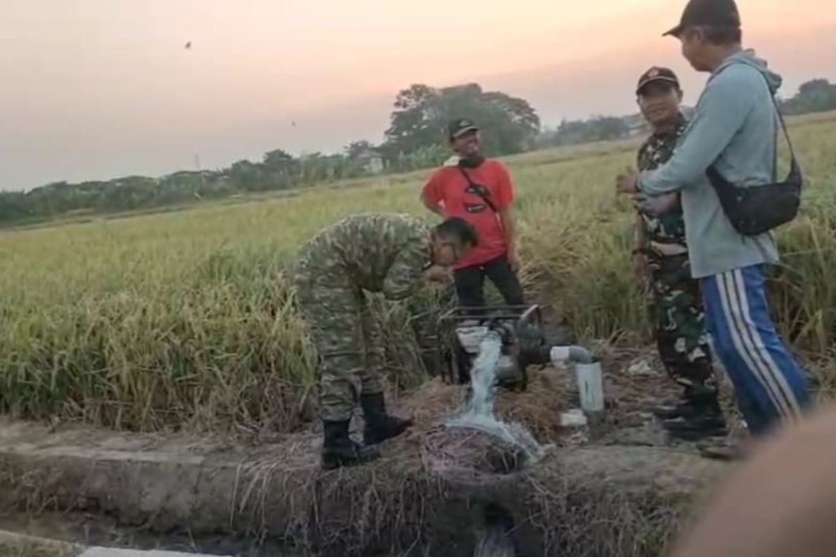 Kodim Kudus builds four boreholes to anticipate drought