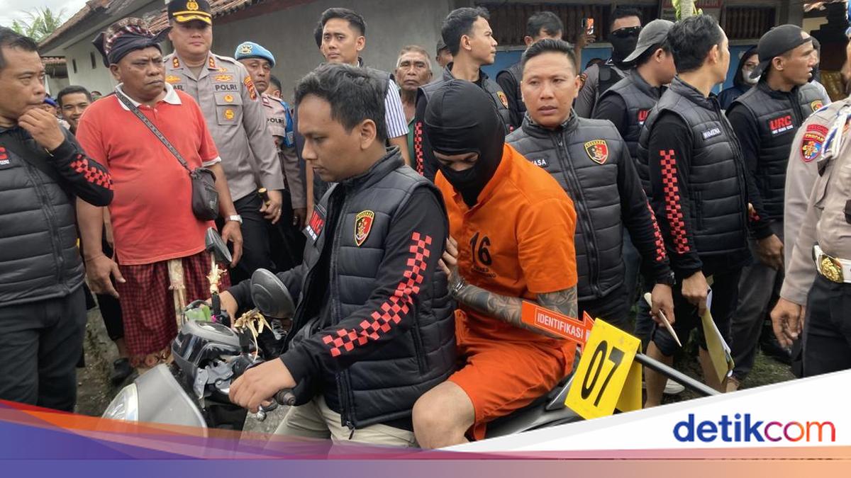 Reconstruction of Man Colik Murder Draws Crowds, Pecalang Deployed for Security