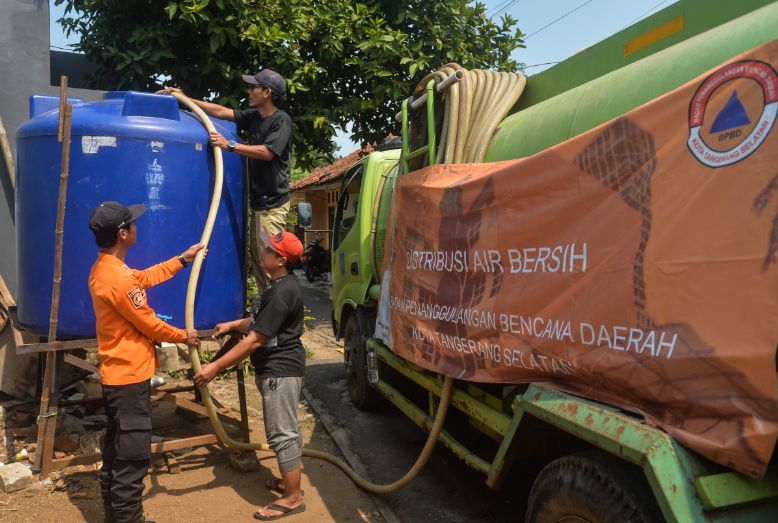 Bangka Regency Prepares Water Tankers for Extended Dry Season