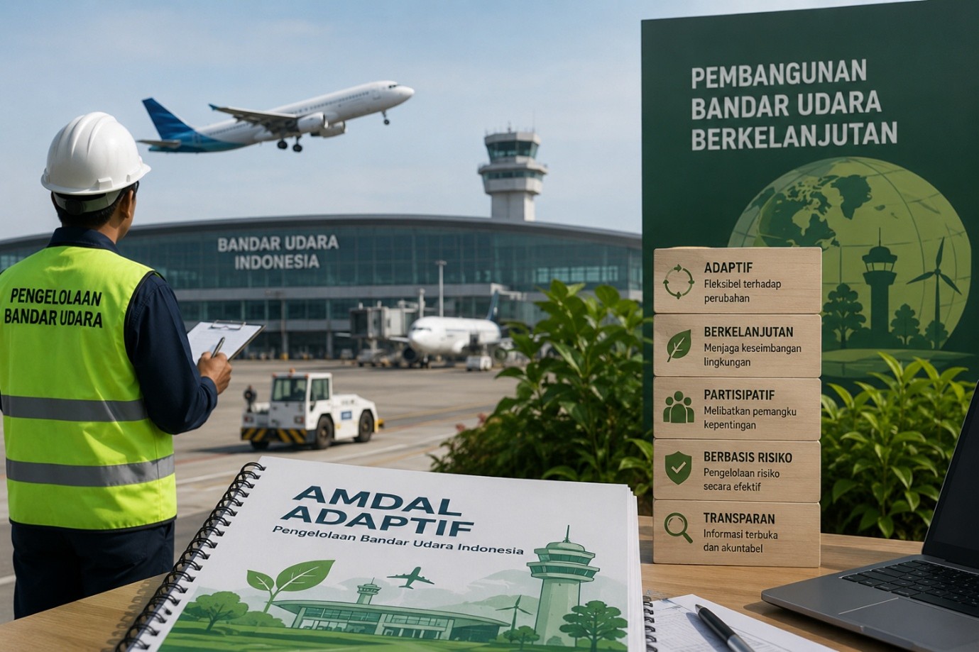 AMDAL Adaptif Pengelolaan Bandar Udara Indonesia