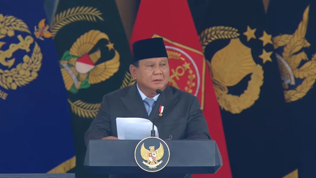 Prabowo to Young Officers: Do Not Be Tempted by Corruption