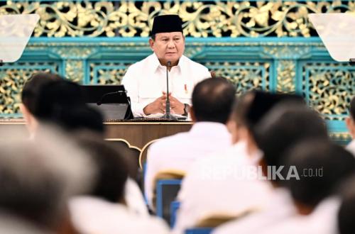 Prabowo Warns TNI-Polri Officers: Do Not Be Tempted by Corruption