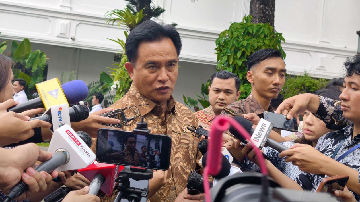 Palace Supports DPR Special Committee to Oversee Police-Prosecutor Conflict, Yusril Ready to Speak Frankly