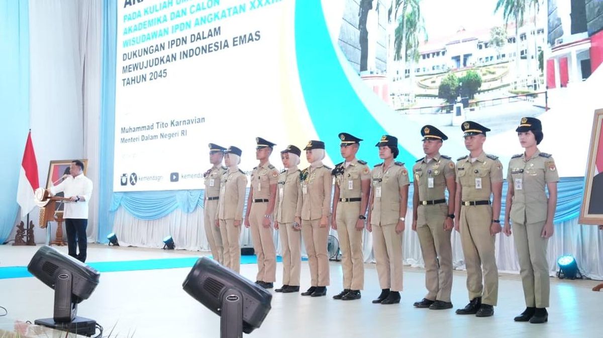 Home Affairs Minister Highlights Diverse Backgrounds of Top IPDN Cadets