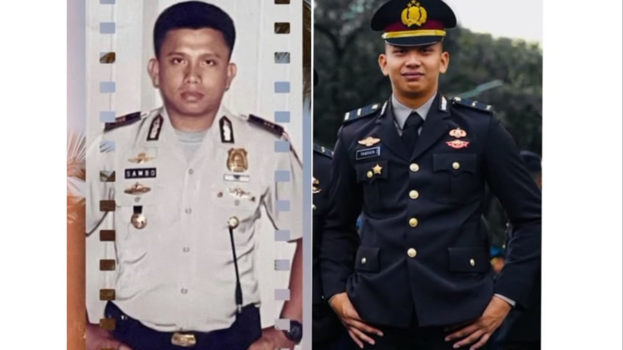 Tribrata Putra Sambo Commissioned as Police Officer, Draws Comparisons to His Father's Youth