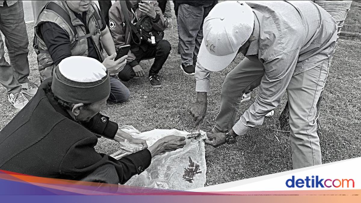 Resident Slaughters Chicken in Front of West Lombok Regent's Office, Demands LAZ Be Impoverished