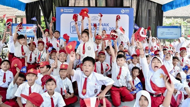 BRI Marks National Children's Day with Educational Activities at Elementary Schools