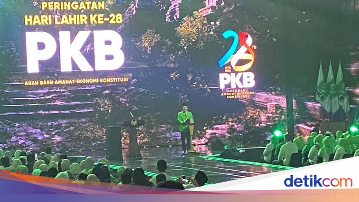PKB's 28th Anniversary Adopts 'Prabowonomics' Theme, Cak Imin Says Inspired by President