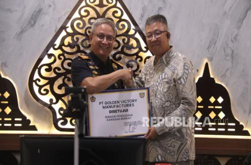 Customs and Excise Boosts Job Creation Through Bonded Zone for PT Golden Victory Manufacturies