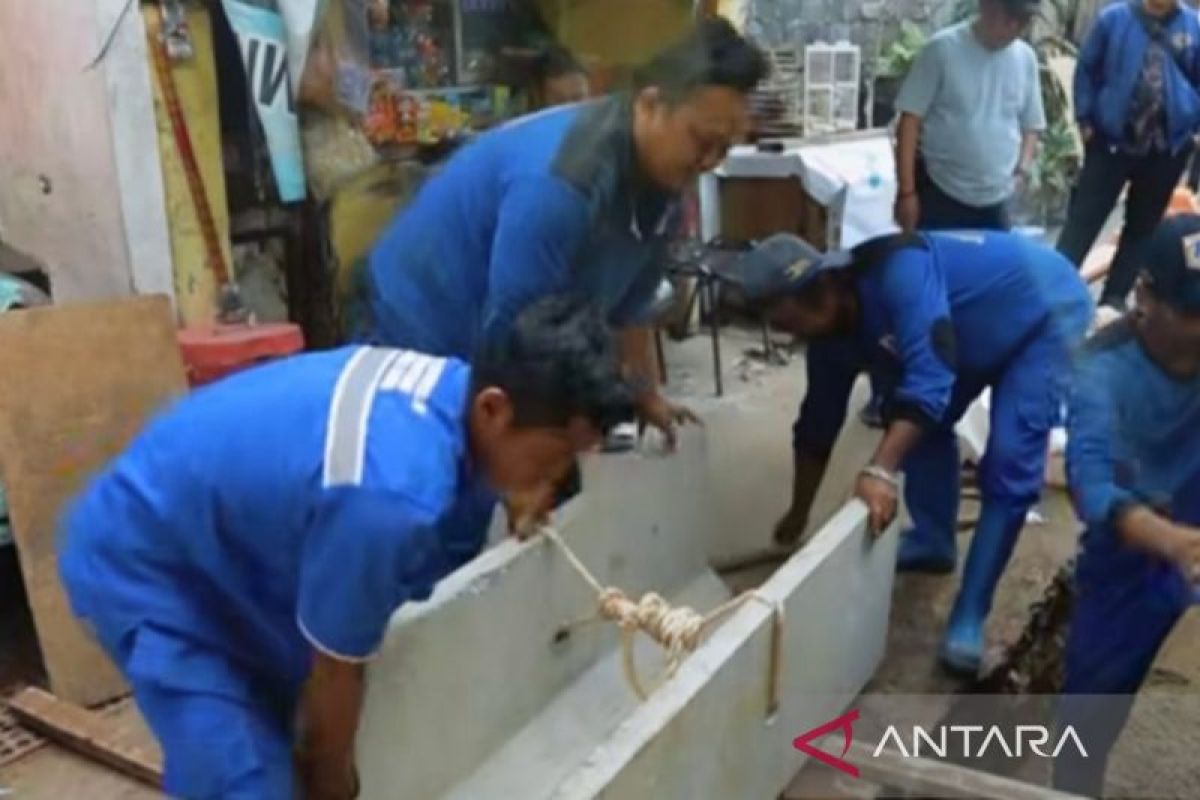 South Jakarta SDA Completes Water Channel Construction in Menteng Dalam