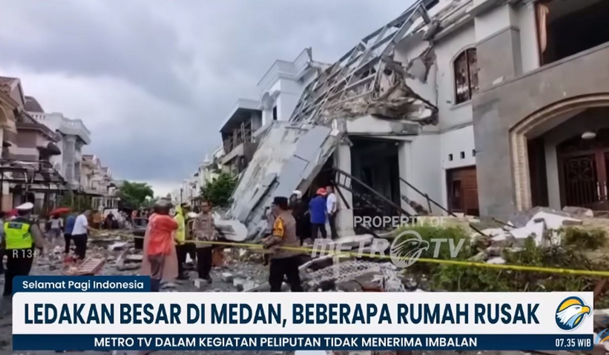 North Sumatra Police: Explosion in Medan's Grand Polonia Housing Complex Suspected Caused by Methane Gas