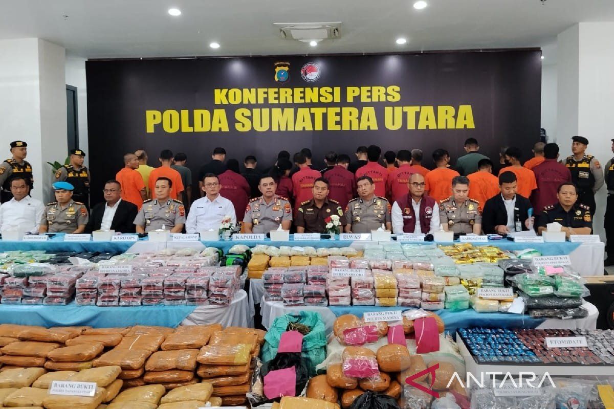 North Sumatra Police Intensify Crackdown on Drug Trafficking Networks