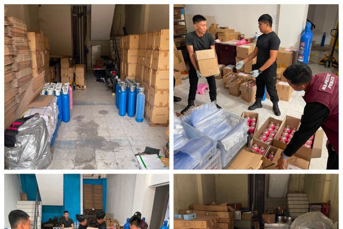 Police Seize Numerous Whip Pink Gas Canisters in North Jakarta
