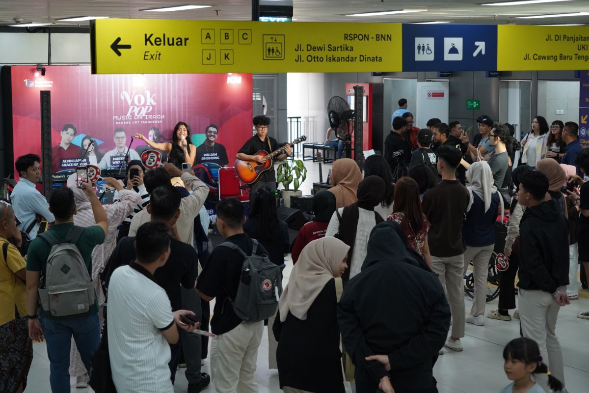 LRT Jabodebek Transforms Stations into Public Spaces with 'Music on Track'