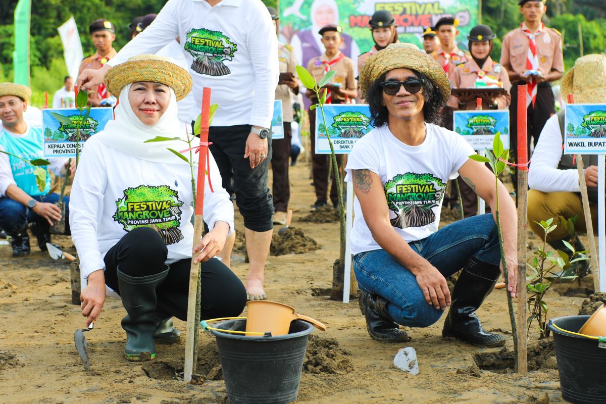 Khofifah calls on public to intensify mangrove planting movement