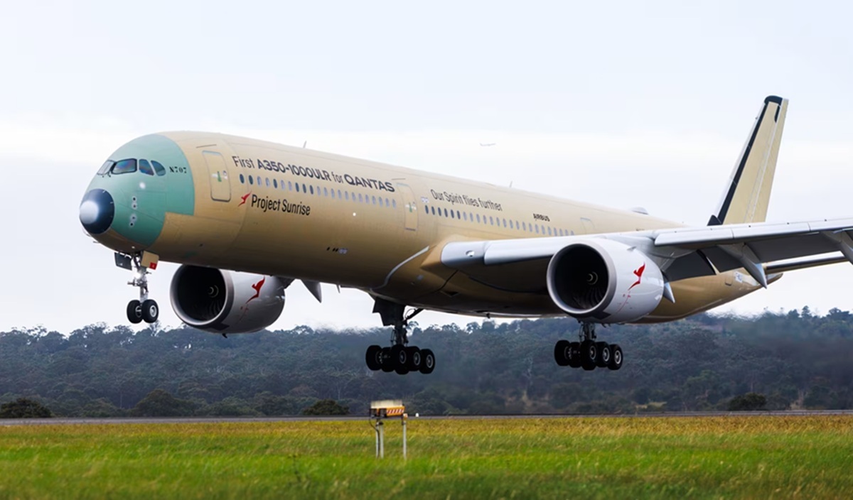 Airbus A350 Completes Ultra-Long-Haul Test Flight for Qantas' 'Project Sunrise'