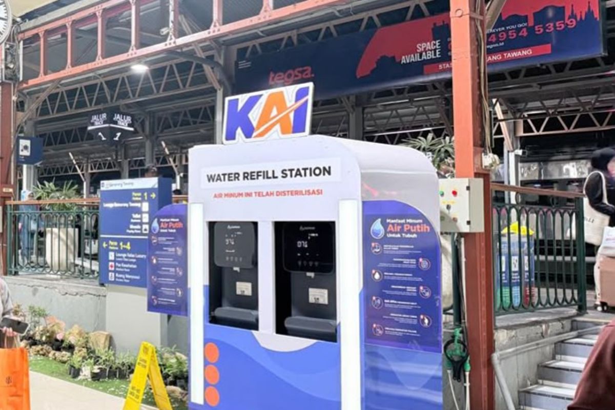KAI Installs 124 Water Stations at 58 Stations, Potentially Cutting 2.99 Million Plastic Bottles in Six Months