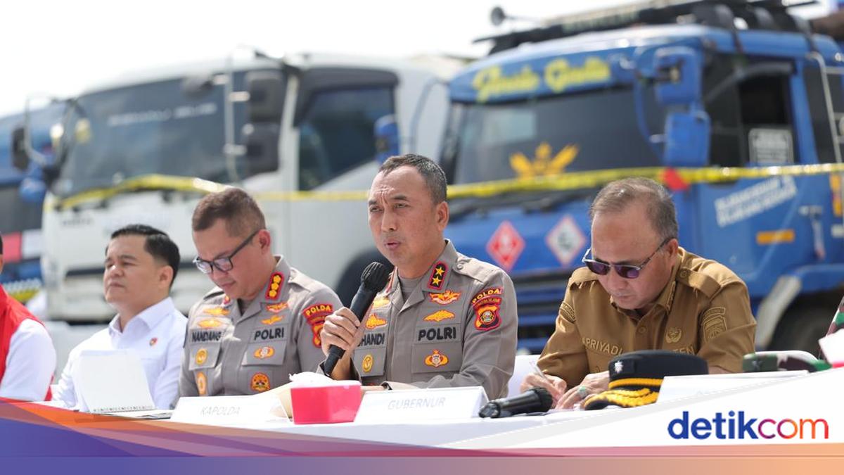 South Sumatra Police Uncover 96 Illegal Fuel Cases, Seize Over 1.2 Million Litres