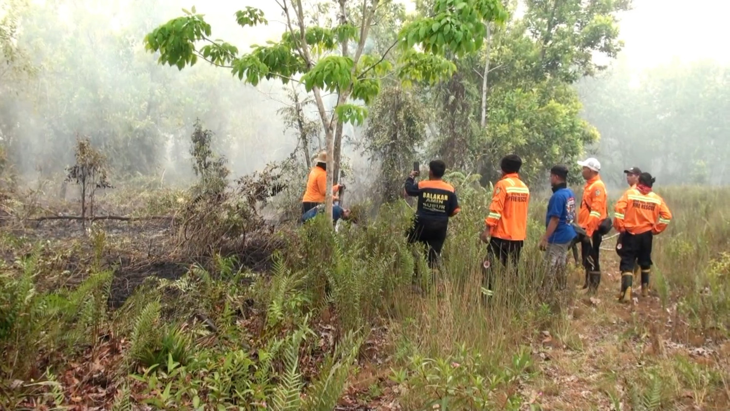 BPBD Battles Fires to Curb Land and Forest Blazes in Palangka Raya