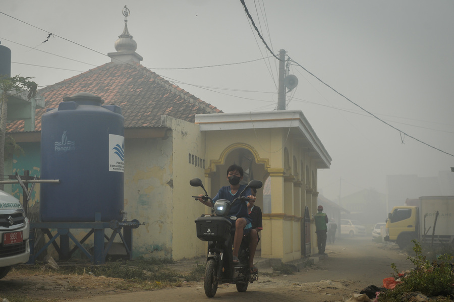 ISPA Cases in South Kalimantan Surge Sharply Due to Haze