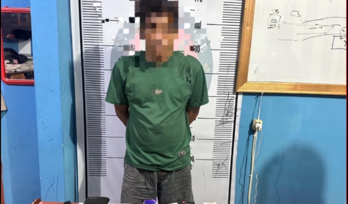Trader from PPU Arrested by Long Kali Police for Allegedly Dealing Methamphetamine