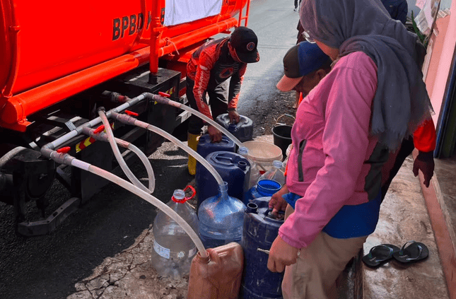 Drought on Merapi Slopes, Klaten BPBD Distributes 1.9 Million Litres of Clean Water