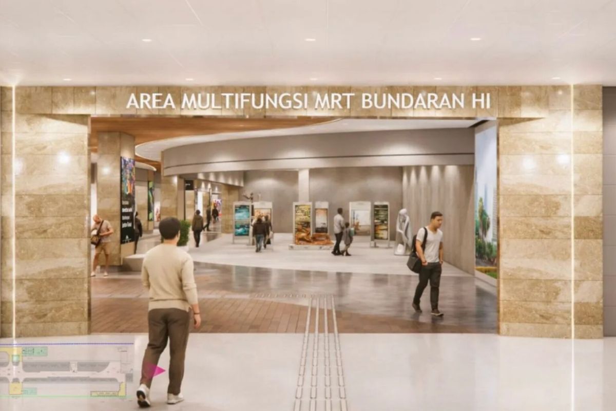 MRT Bundaran HI Multifunction Space to Connect Plaza Indonesia and Kempinski