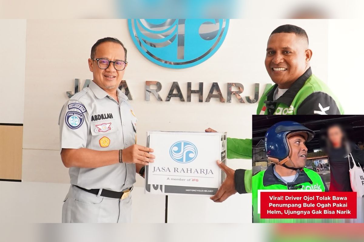 Jasa Raharja Praises Bali Ojol Driver Who Refused Passenger Without Helmet