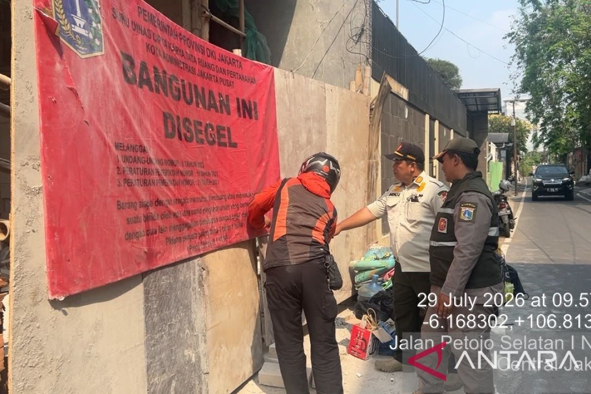 Building Violating Permit in Gambir Sealed Again by Central Jakarta CKTRP