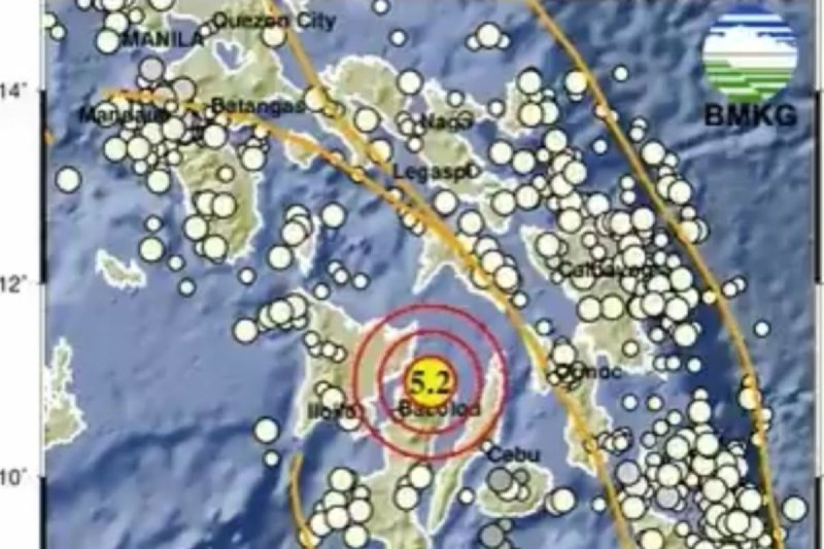 BMKG: Magnitude 5.2 Earthquake Shakes Sangihe Islands on Wednesday Night