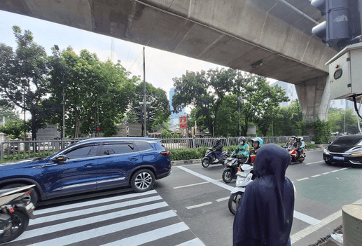 Pelican Crossing Replaces Tendean Footbridge, Now Operational