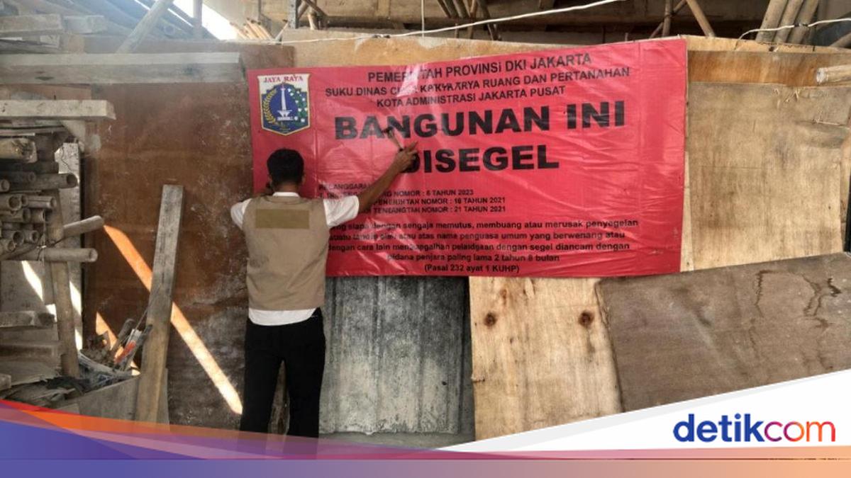 Six-Storey Building in Gambir Sealed for Fifth Time Over Permit Violation