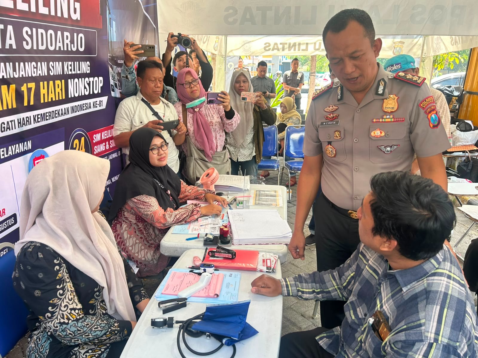 Sidoarjo Police Launch 24-Hour Mobile Driving Licence Service for 17 Days