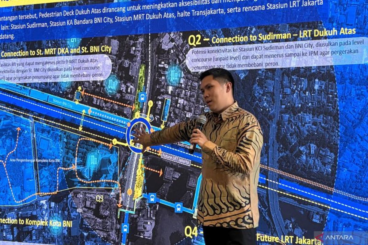 MRT Jakarta Highlights Inclusivity in Dukuh Atas Pedestrian Deck Development