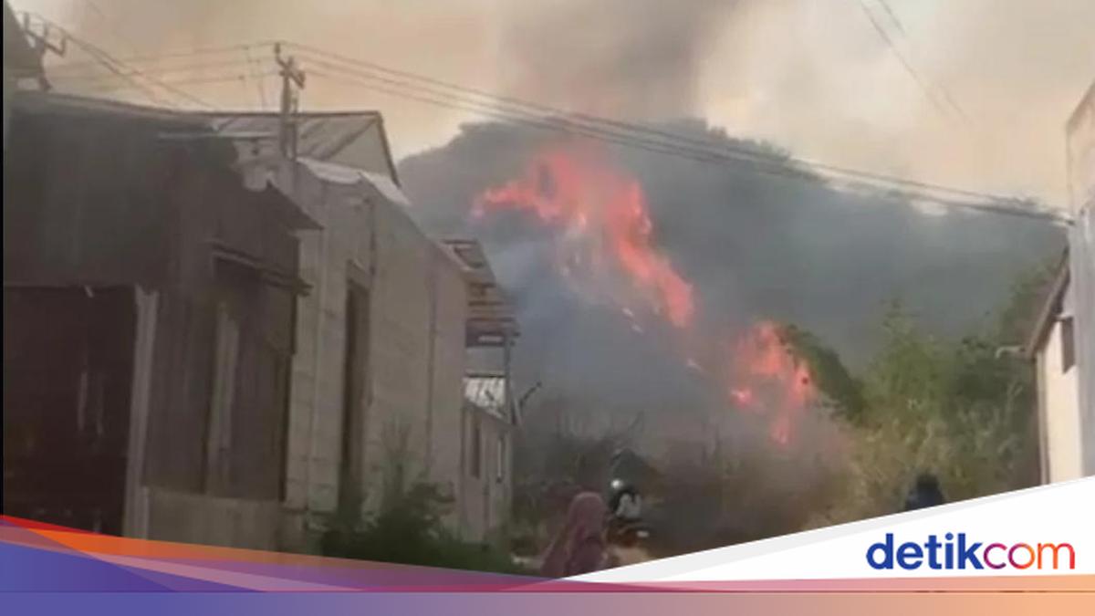 Mount Anjing Peak and Lagadar Hills in Bandung Hit by Fires
