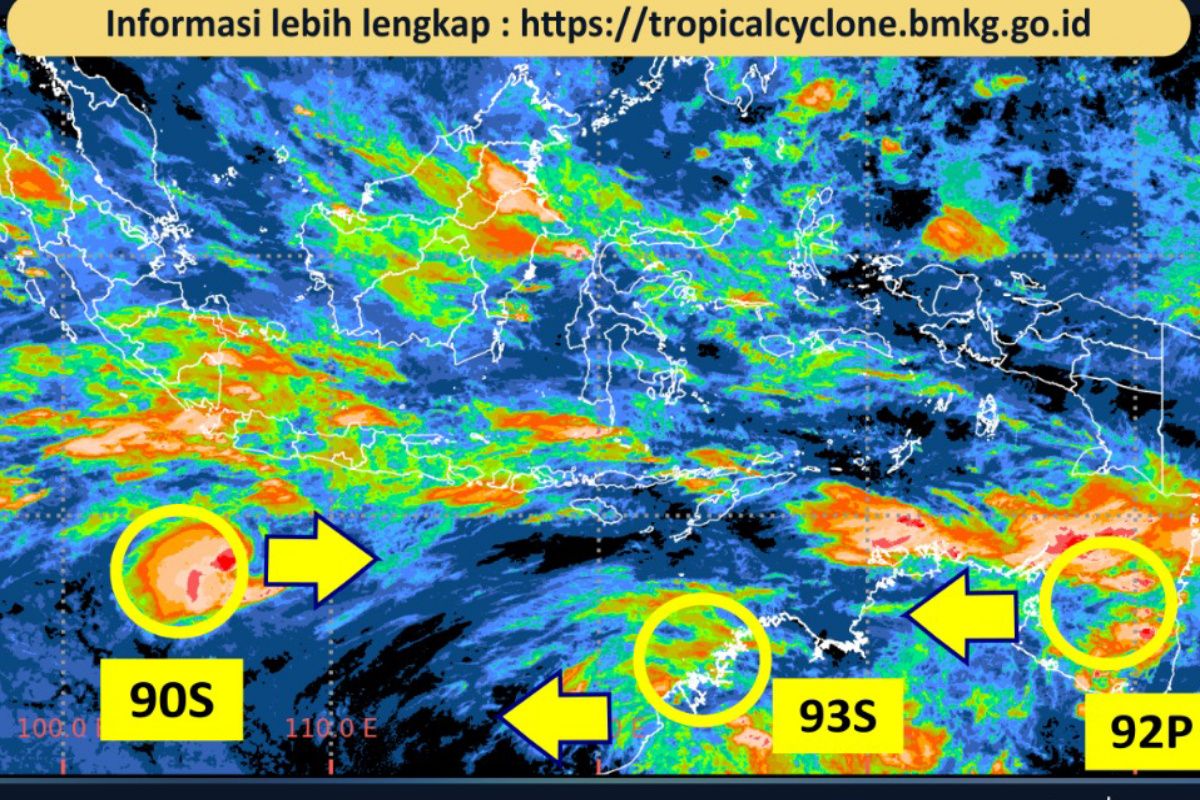 Tropical Cyclone Seed 94W triggers potential rainfall in several regions
