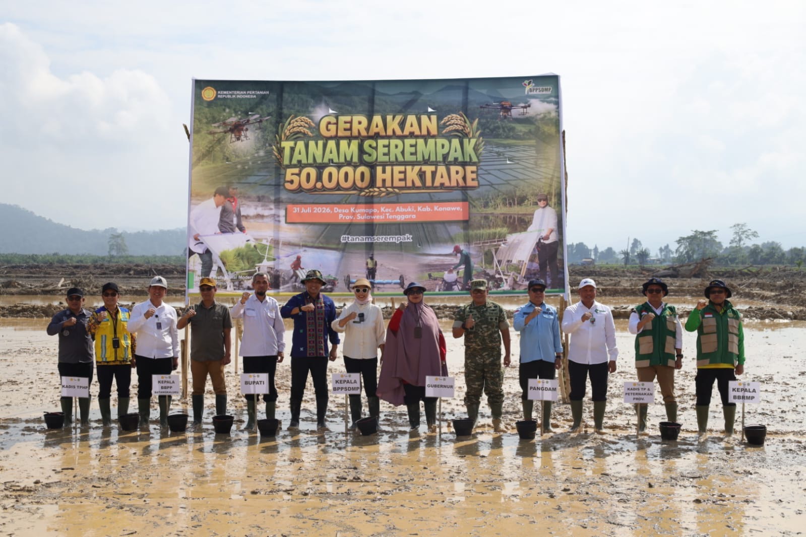 Ministry of Agriculture Drives Accelerated Planting in Konawe to Strengthen Food Production and National Self-Sufficiency