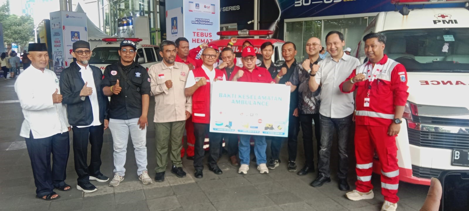 PT SB and Global Automotive Brands Provide CSR Assistance for 150 Ambulances