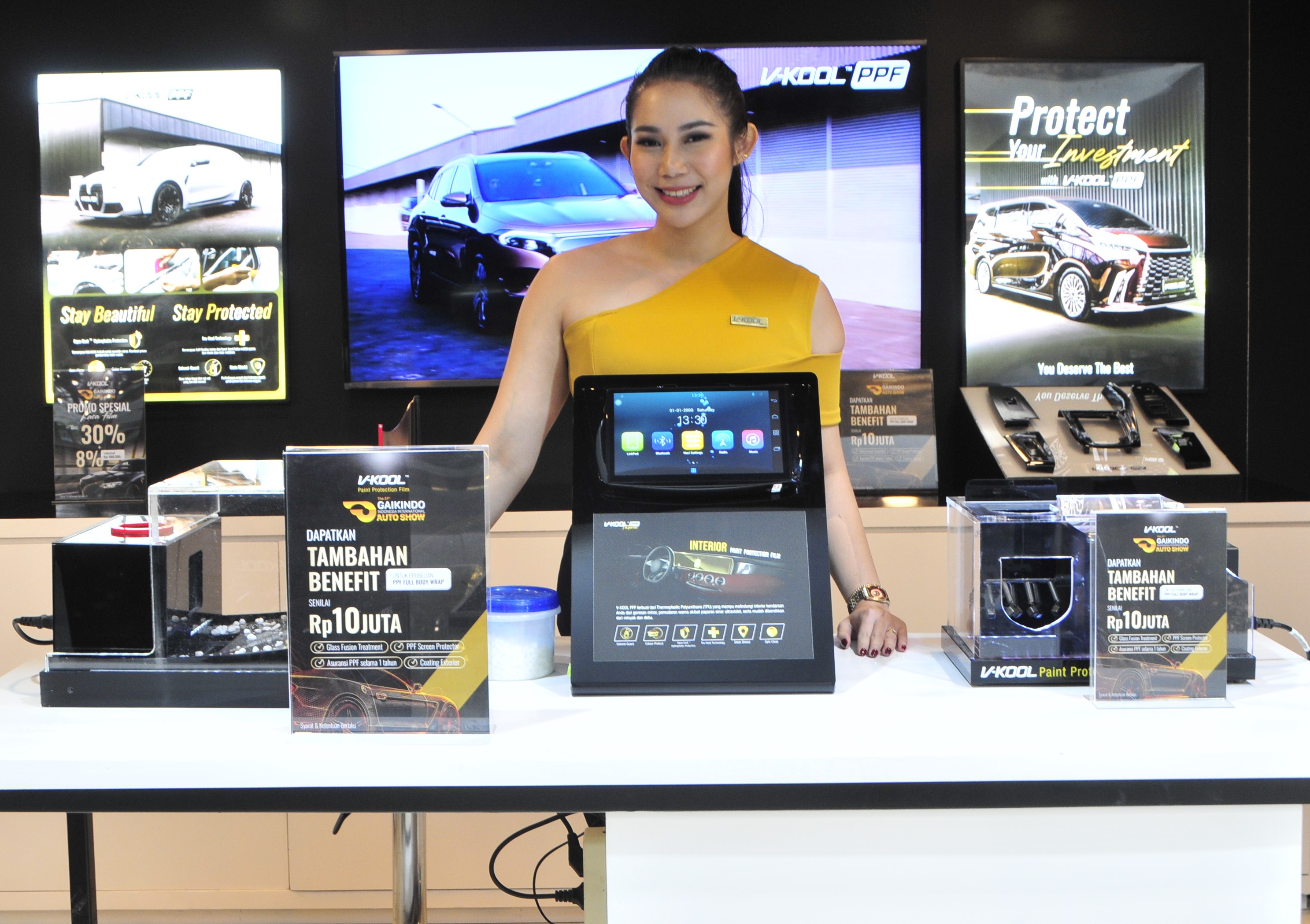 V-KOOL Introduces Latest Technology and Officially Launches PPF Luxor Gold at GIIAS 2026